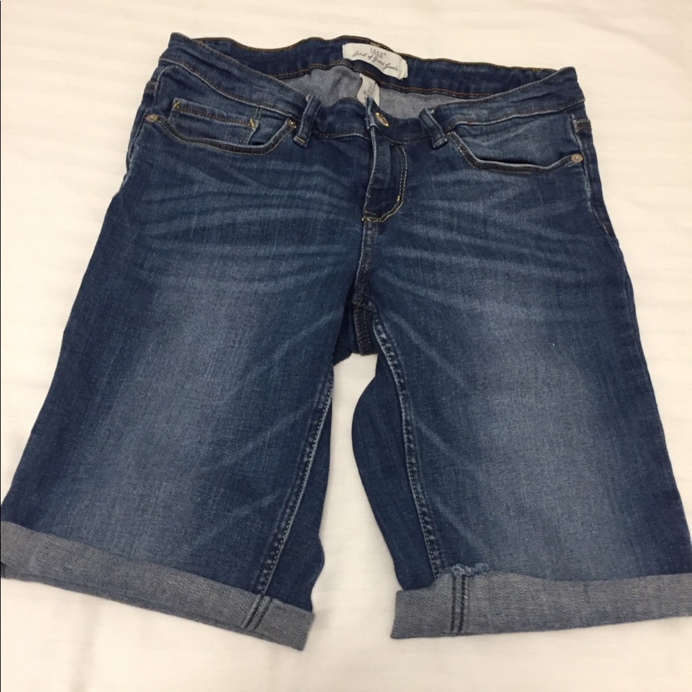 Denim shorts